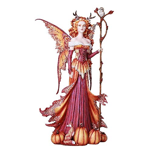 Estatua decorativa Fantasía Calabaza otoño 18 pulgadas