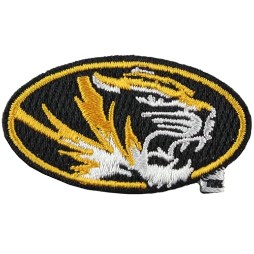 Missouri Tigers Round Logo Iron On Embroidered Iron On Patch M