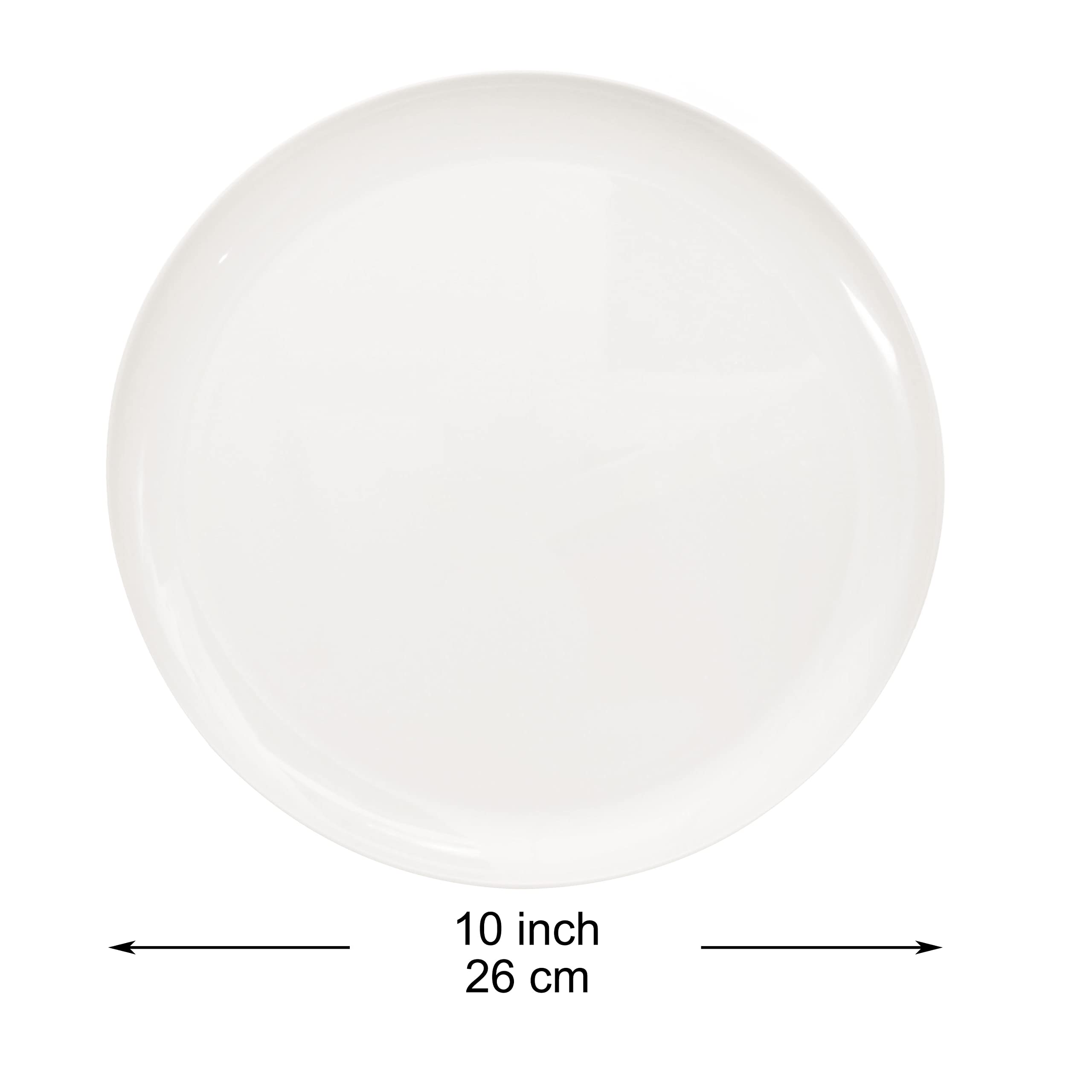 Lot De 9 Assiettes En Plastique Arc-en-Ciel Youngever - 30,5 Cm, Résistantes Et Sans BPA