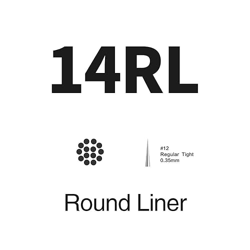 Vista 28 de STIGMA Cartuchos de aguja de tatuaje desechables Bugpin #10 (7RM) con cartuchos de seguridad de membrana para tatuadores curvos/redondos Magnum