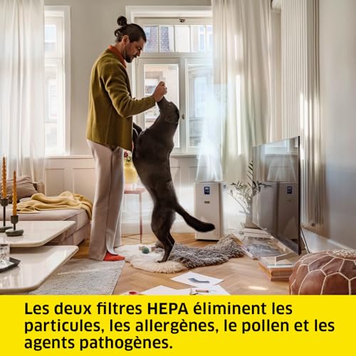 Purificateur d'air Karcher AF 50 Signature Line Filtration HEPA Débit d'air 500 m³h Connecté - vue 5