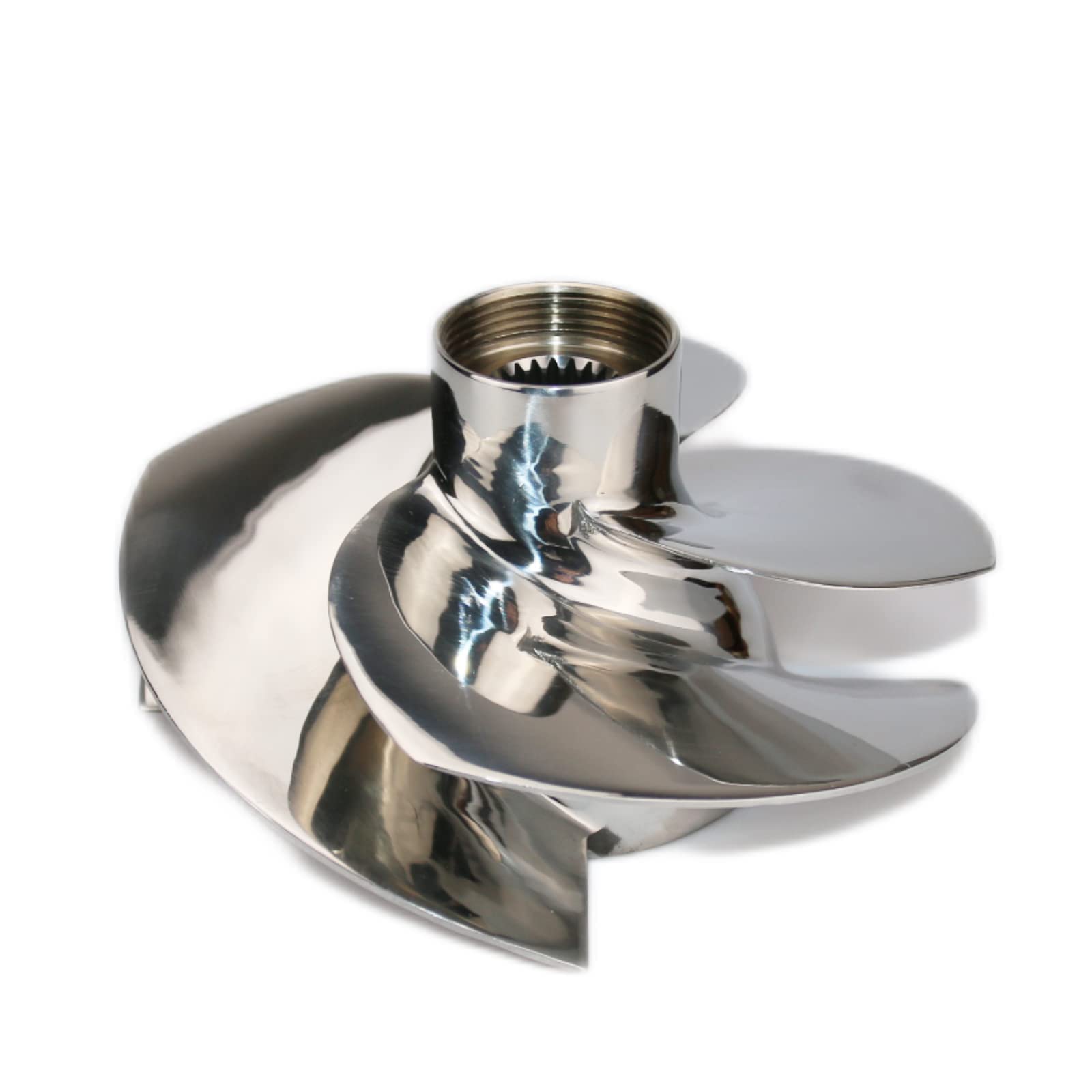 Boatman Jetski Impeller Compatible with SeaDoo GTI LTD SE 155hp 267000940 155.5mm 4 Blades Polished