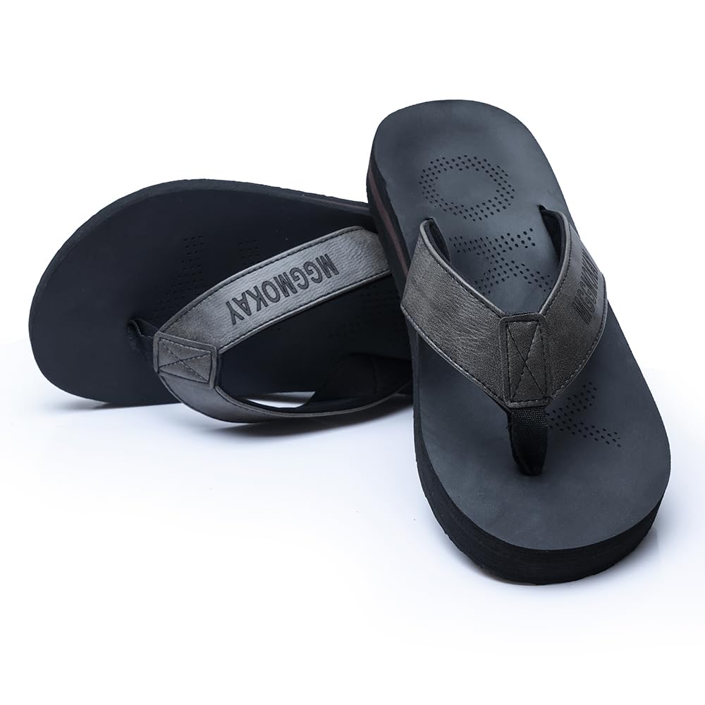 MGGMOKAY Infradito Uomo Supporto Arco Beach Sandali Estive Comode Pantofole