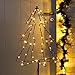 Haushalt International HI 3D LED Gartenstecker Tannenbaum mit 52 warmweißen LEDs Weihnachtsbaum Christbaum Lichterkette für Innen und Außenbereich Weihnachsdeko Weihnachtsbeleuchtung
