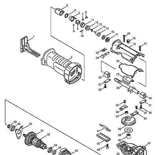 KIMGU 195929-4 310285-3-A Blade Clamp Set for Makita JR3050T JR3060T DJR182 BJR181 XRJ02 JR3070CT Reciprocating Saw Driving Sleeve Protector Guide Sleev - Image 4