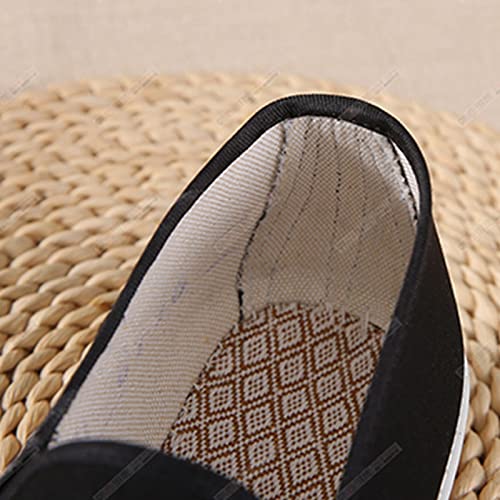 Tai Chi Shoes, Mens Chinese Traditional Old Beijing Cloth Kung Fu Martial Arts Tai Chi Canvas Shoes, Indoor Fitness Training, for Adapting to Your Daily Activities Around The House4