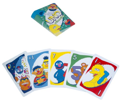Amazon.com: My First UNO: Sesame Street - King-Size Card Game