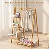 Amazon.com: OcBuct Bamboo Small Clothes Rack,Kids Clothing Rack, Mini ...