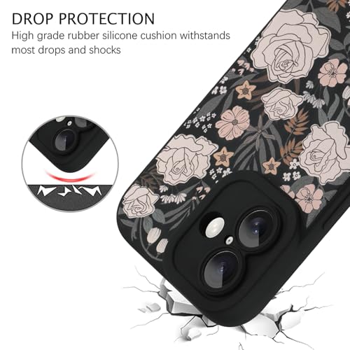 Image of ZIYE for iPhone 17 Case White Flower Pattern Phone Case