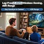 New Retro Game Console, Classic Video Games with 4K HDMI, 20,000+ Games and 23 Emulators, Upgraded Dual 2.4G Wireless Controllers for Game Console - Image 5