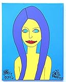 Chris Riggs art gallery original portrait 20 x 16 woman contemporary nyc