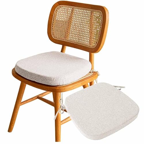 YWQJL Cojin Silla Cojines Juego de 2 Piezas Sillas Comedor Ovalados Asiento Acolchado,para Interior Y Exterior De Comedor, Jardín Y Terraza 43 * 42 * 5cm(H)