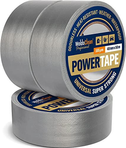 Produktfoto von Gewebeband mit hoher Klebekraft 48mm x 50m panzerband - 3 Rollenwasserfest & handreißbares Klebeband