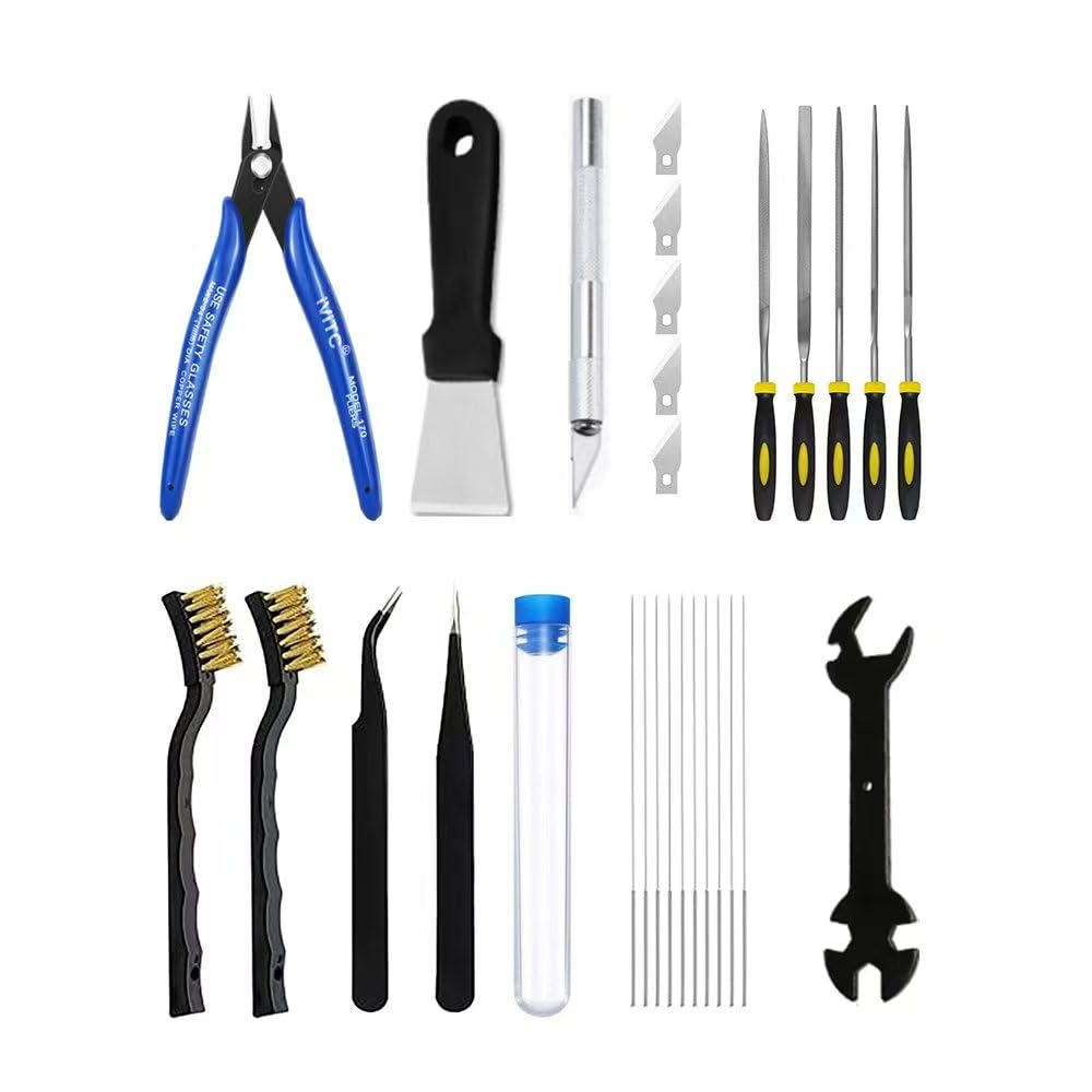 3D Printer Tools Kit, 28pcs 3D Printer Accessories for All FDM/SLA Printers with Storage Case, for Bambu Lab, Ender 3, Kobra, etc.
