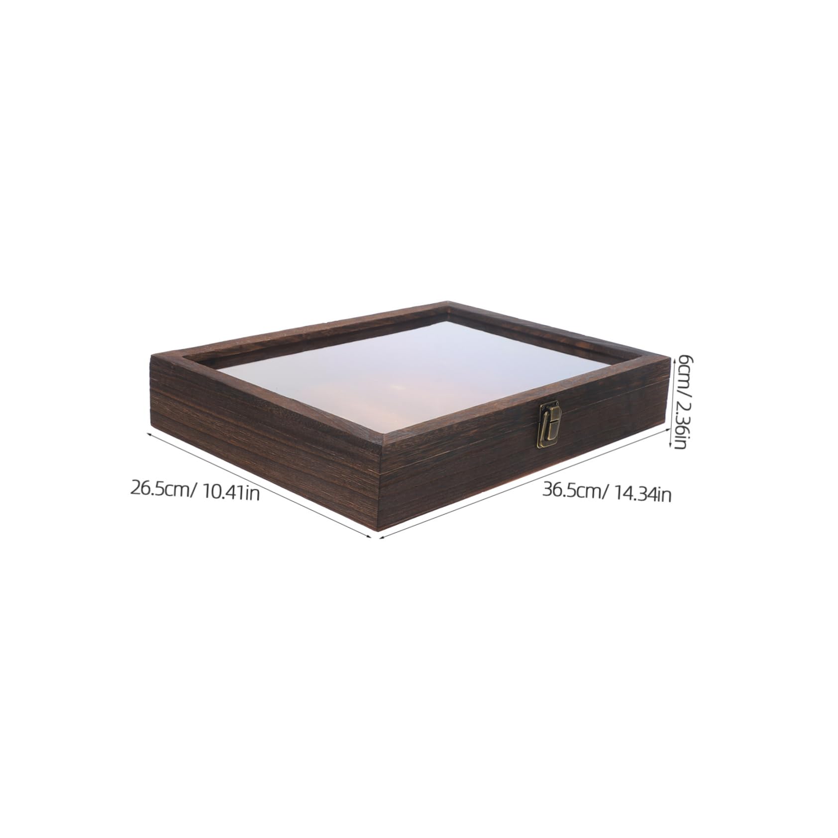 Cabilock Vintage Butterfly Specimen Display Box with Lid Collection Holder for Wall Mounting