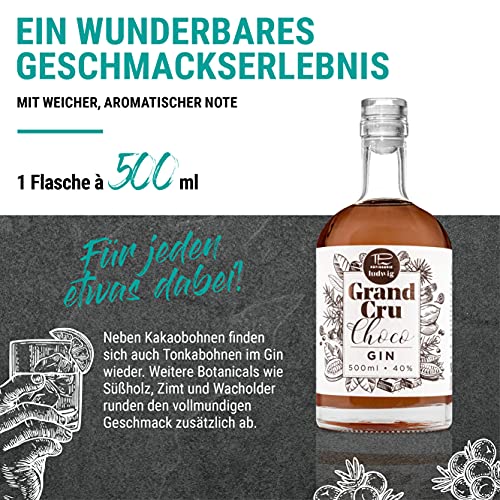 Breaks GRAND CRU CHOCO Gin I Premium Gin mit Valrhona Grand Cru Kakaobohnen aus Madagaskar I Geschmack: Mild mit… – Bild 5