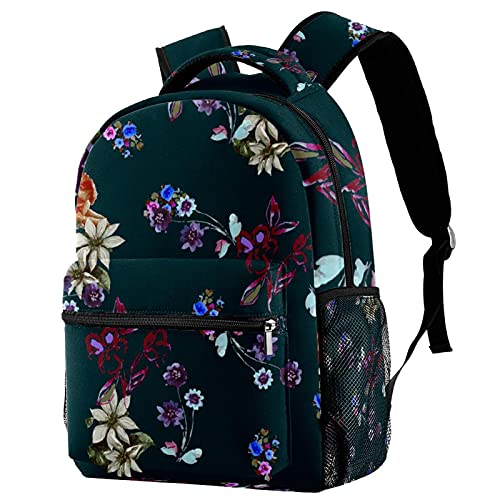 Sac à dos tête de mort rose vintage multicolore pour emporter vos affaires avec style