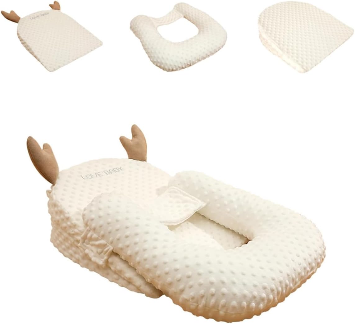 Juaugusep Baby Wedge Pillow Wedge Baby Reflux
