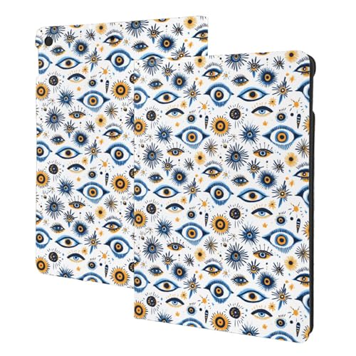 Housse iPad 9e génération yeux bleus pour vos séries au salon