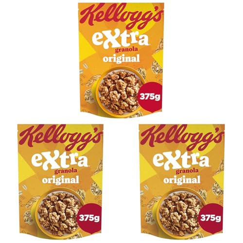 Kellogg's Extra Granola Original 375g (Paquete de 3)
