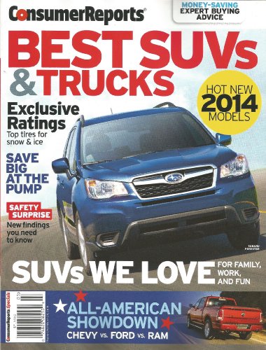 Best Suvs and Trucks 2014 (Consumer Reports)