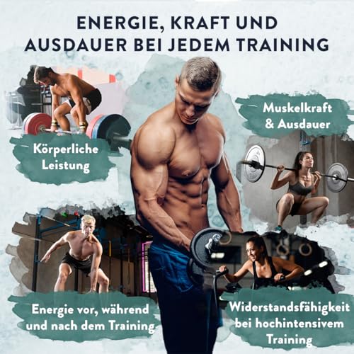 Creatin Monohydrat Pulver 500g | Pure Mikronisiertes 200 Mesh Kreatin Monohydrat Pulver mit Vitamin B6 P5P - Vegan Creatine Monohydrate - Pre Workout Creatin – Bild 4