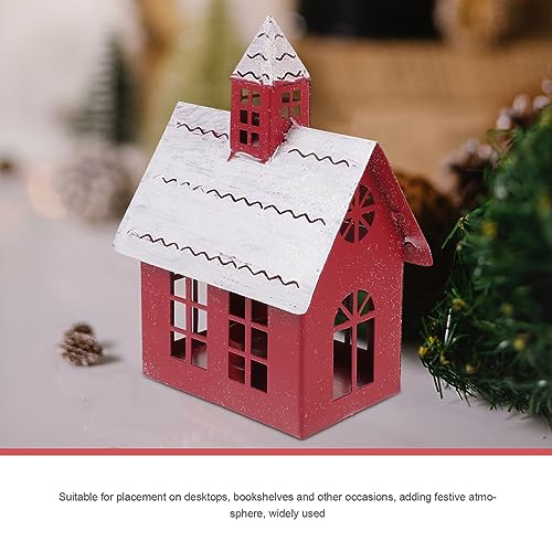 MAGICLULU-Christmas-Village-Houses-Metal-Christmas-Village-Figurines-Farmhouse-Galvanized-Tin-House-Desktop-Ornament-for-Xmas-Holiday-Mantel-Tabletop-Decor MAGICLULU Christmas Village Houses Metal Christmas Village Figurines Farmhouse Galvanized Tin House Desktop Ornament for Xmas Holiday Mantel Tabletop Decor