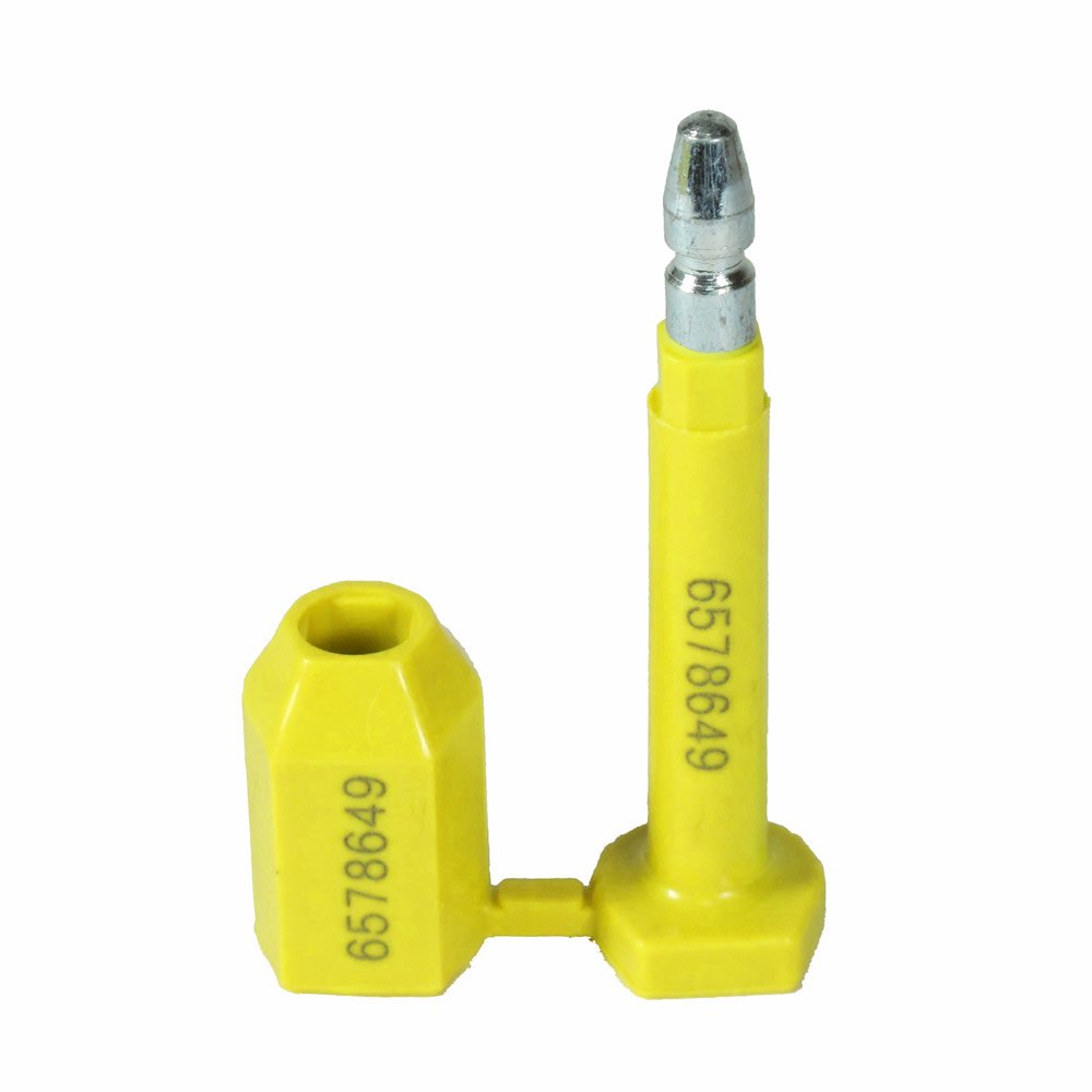 ISO 17712 and C-TPAT Certified High Security Bolt Seals Sequentially Numbered for Cargo Containers, Trucks, Railways, Wagons, and Trailers