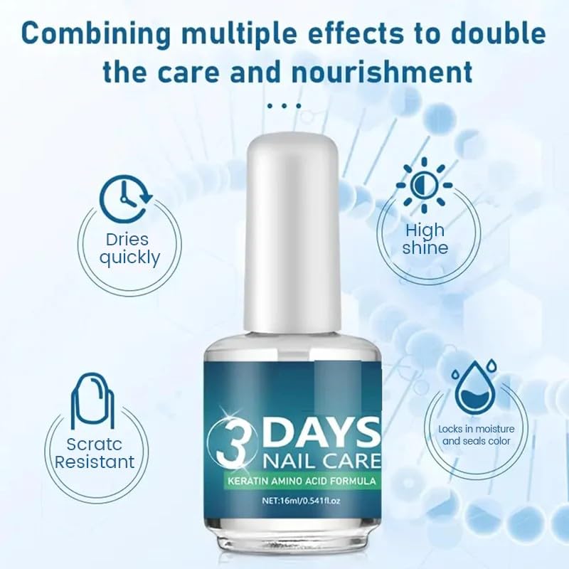 High-Gloss Quick-Dry Nail Oil - Salon-Perfect Shine, Anytime, Anywhere, Super Lustrous Nail Polish, Chip-Resistant & Longwear Formula, Intense Hydration, Healthy Nails, Nail Strengthener (1 Bottle)