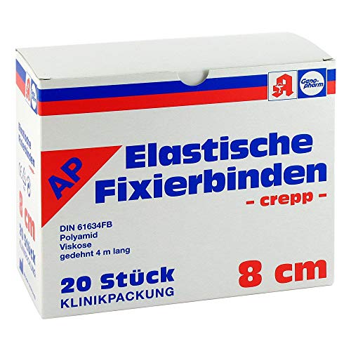 ELASTISCHE FIXIERBINDE Genopharm 8 cm 20 St