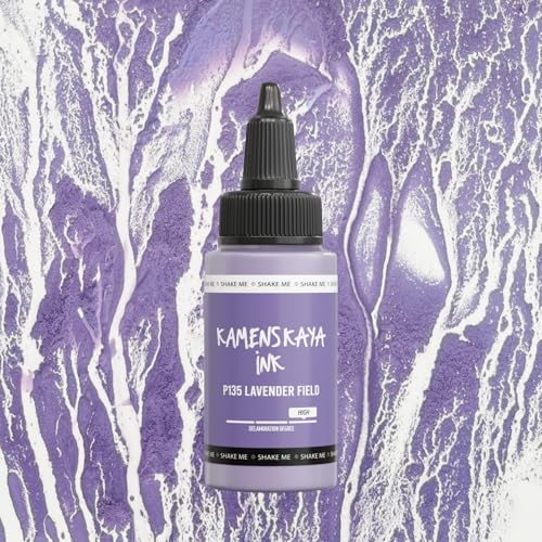 KAMENSKAYA Delaminating Alcohol Inks - Self-Splitting Alcohol Ink P-135 'Lavender Field'- 1 fl oz (30 ml)