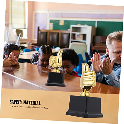 BESPORTBLE 2 Peças Troféu Infantil Troféu Polegar Troféu De Futebol Para Crianças Recompensas De Tro