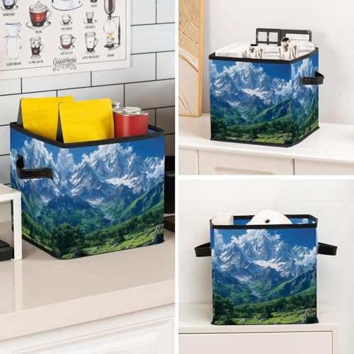 Boîte de rangement pliable grand cube de rangement salon placard - 8