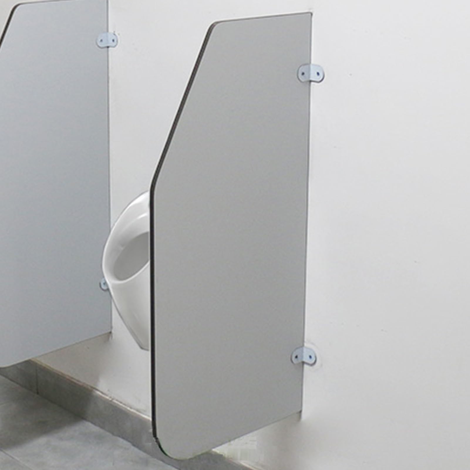 Partición de urinario montada en la pared para la escuela set de 4 paneles divisorios de baño
