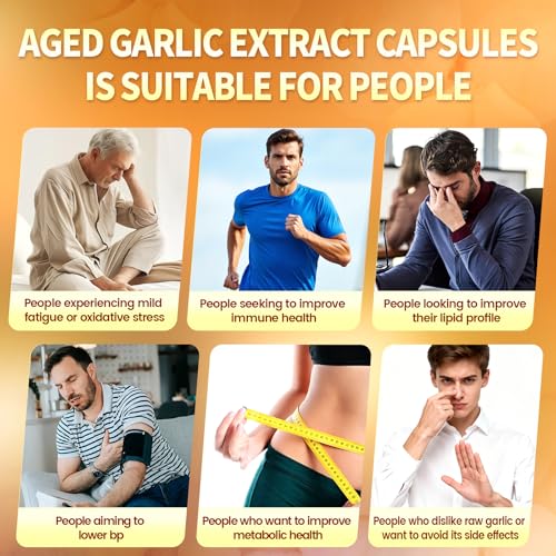 Image of VivoNu Aged Garlic Extract Capsules, 300 Softgels, Odorless, Gluten Free | Odorless 24-month aged garlic softgels with Mag, Chromium, B1 & B9. Non-GMO, 100-day supply for holistic wellness.