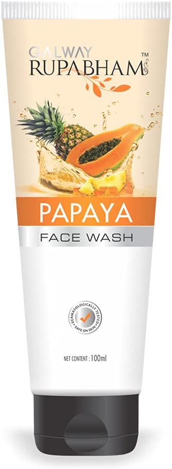 Galway Rupabham Papaya Fairness Face Wash, 100ml