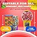 Gumballs for Gumball Machine - Berry Mix 1 Inch Bubble Gum Balls Bulk - Gumball Machine Refills - Chewing Gum - 2.4 LB - 136 pcs King Gumballs Bulk