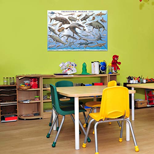Eurographics Prehistoric Marine Life Poster, 36 X 24 Inch #TOP2
