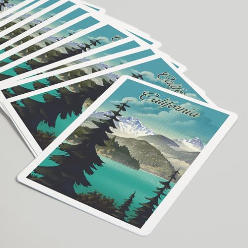 Baraja de Cartas Póker, 52 naipes, escena California miniatura 5