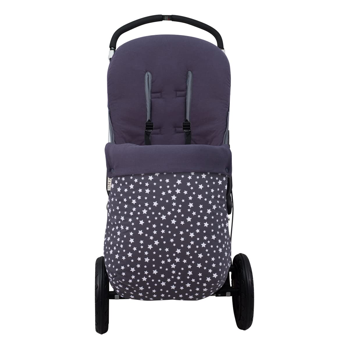 JYOKO KIDS Saco Universal para Cochecito y silla de Paseo, Saco de abrigo para Carrito de Bebé Con Forro de Algodón, Primavera/Entretiempo (WINTER SKY, ALGODON)
