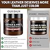 Leather Recoloring Balm and Scratch Repair Kit, Medium Brown Leather Restorer for Couches, Furniture, Car Seats, Leather Paint & Stain for Sofa, Chairs, Bags, and More #1