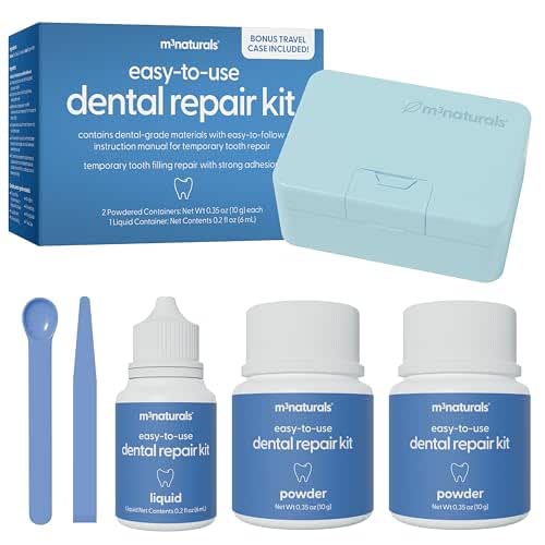 Dental Tooth Repair Kit, Dental-Grade Materials, Temporary Filling Composite for