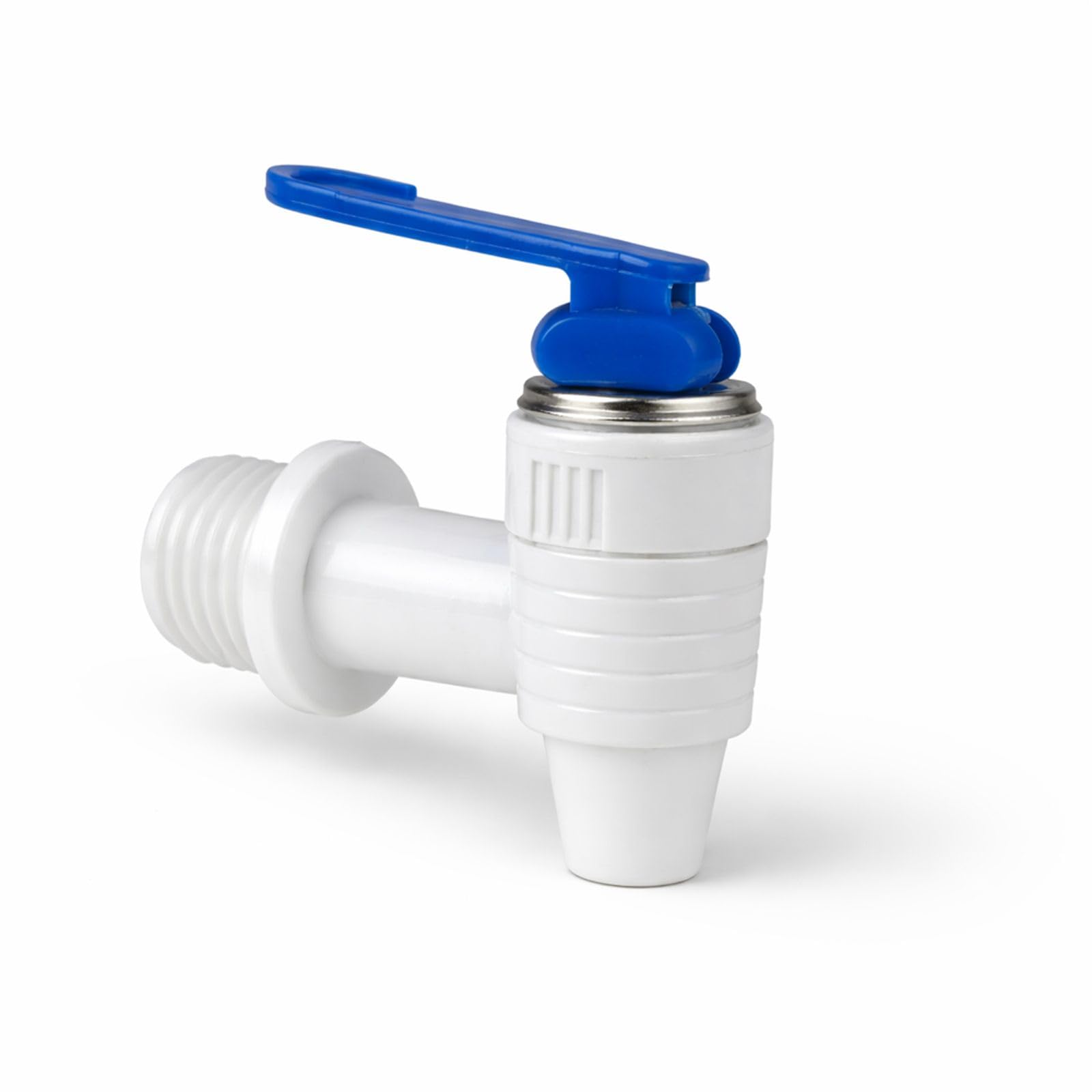 Blue Aqua RO Water Tank Spigot Faucet | Push-to-Dispense | BPA-Free PP Silicone | 2.8 LPM Flow | 3/4 Inch NPT | Beverage Dispenser Camping Jug Cafe Water Tap-image-0