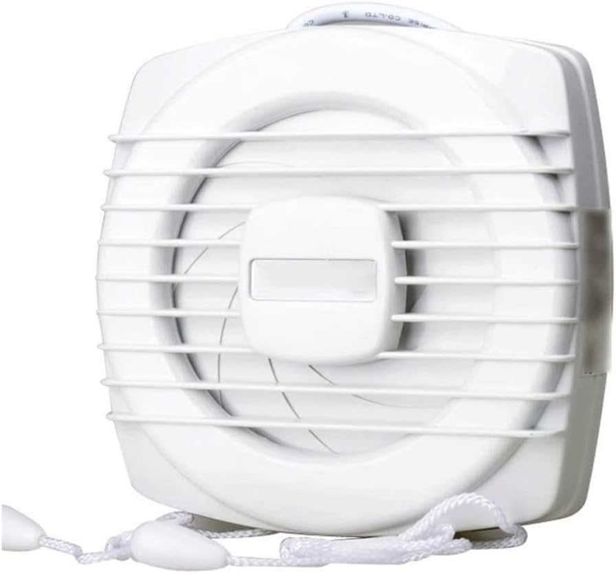 Cable Fan,6 Inch Exhaust Strong Reversible Airflow Wall Mounted Ventilation Fan for Vents