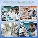 High-Power Compound Trinocular Microscope - 40X to 5000X Magnification, 7