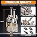 GSL392 Inline Fuel Pump & 58 PSI Fuel Filter Regulator 58 PSI LS Swap Fuel Pump EFI Conversion Fuel Filter Pressure Regulator 255LPH High Pressure External Pumps 6AN Fittings 400-939 GSL392-400-939