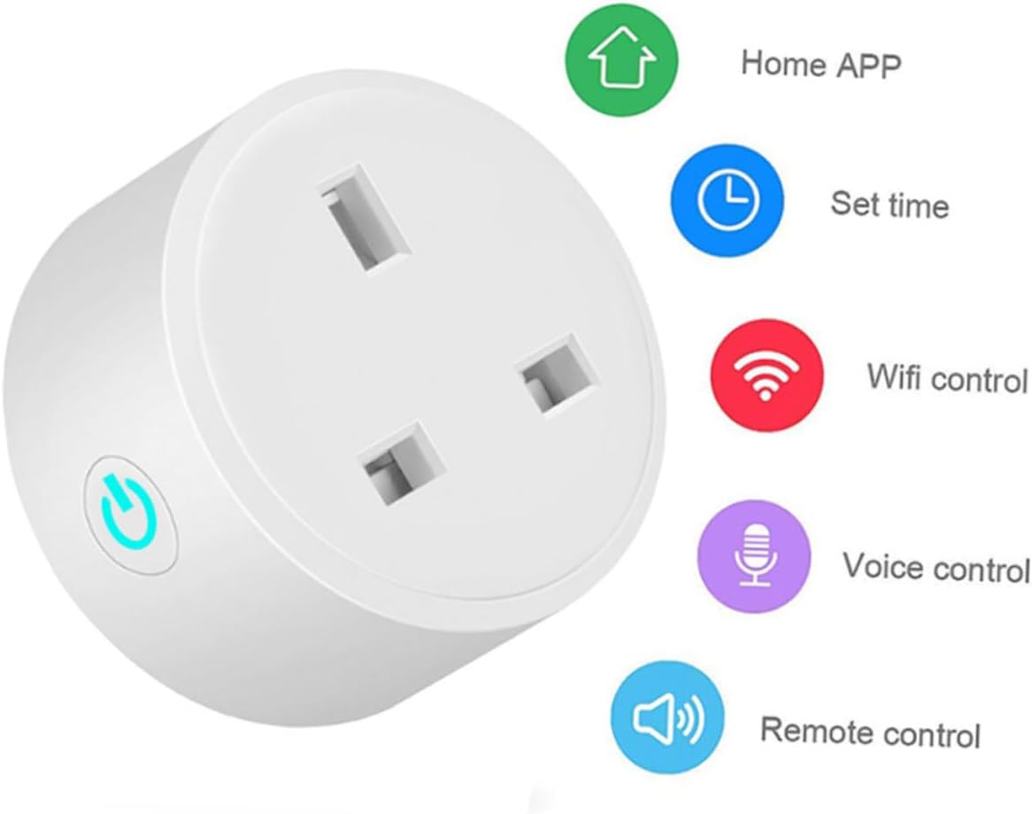 Wifi Socket Smart Outlet Smart Outlet Plug Outlet Intelligent Smart Plug Graffiti PC White Smart Plug