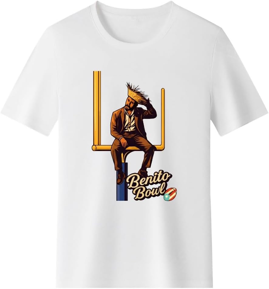 Benito Bowl Shirt for Women Game Day Graphic Tees American Football Fan Casual Short Sleeve T Shirts
