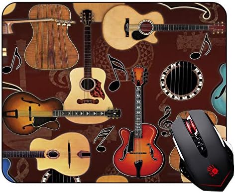 Abili Gaming Mouse Pad Custom, Enjoying Guitar Bringing Wonderful Music Mouse Pads for Computers Laptop Office -Durable & Comfortable Non-Slip Rubber Mouse Mat Mousepad