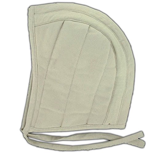 Casquette médiévale coton blanc THOR INSTRUMENTS rembourrage artisanal - 3
